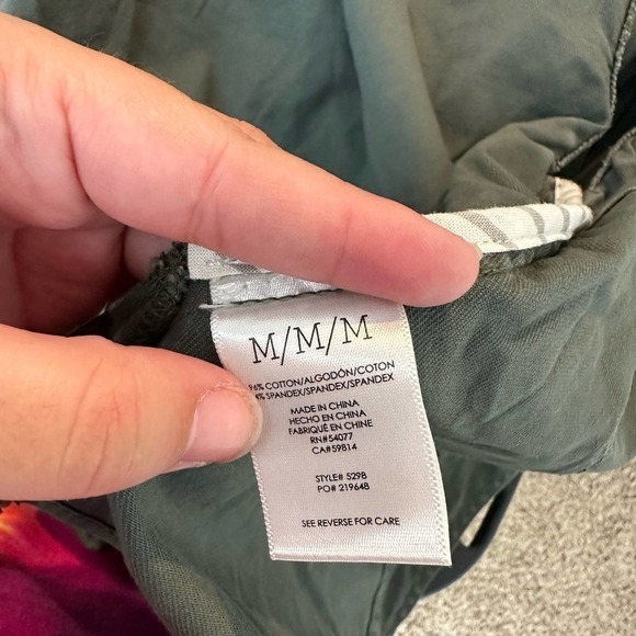 CABI Olive Green Utility Miltary Jacket Fall Staple Size M - Picture 5 of 6